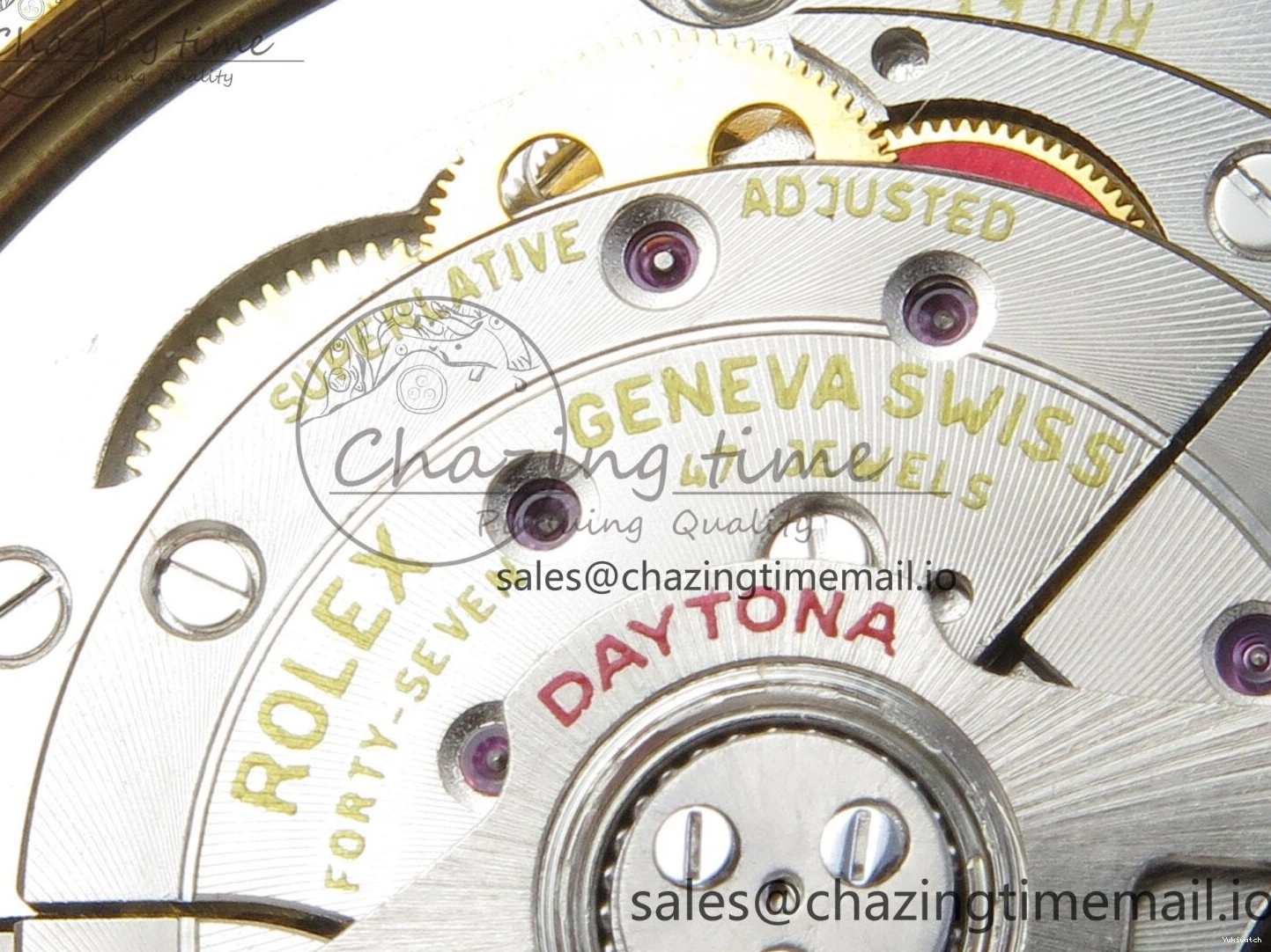 Clone Dial 1:1 YG Edition Daytona Bracelet Super Black Best DD4131 Diamonds YG 126508 on YG Clean 0307